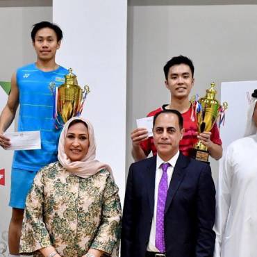 رعاية أبطال البحرين لكرة الريشة